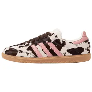Adidas Samba OG 'Cow Print White Pink' Women's Perfect Fashion Footwear Stylish for Everyday Wear Walking Sneaker Shoe Girl