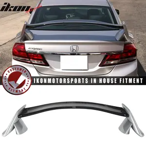 Trunk Spoiler Wing for Honda Civic 9th FB Sedan 2012-2015 Gen X Type R ABS
