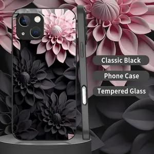 Dark Floral Aesthetic Phone Case - For iPhone 14 Plus - Elegant Shockproof Protection--975