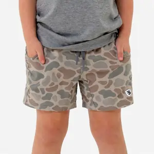 Classic Deer Camo Youth Athletic Shorts - Burlebo