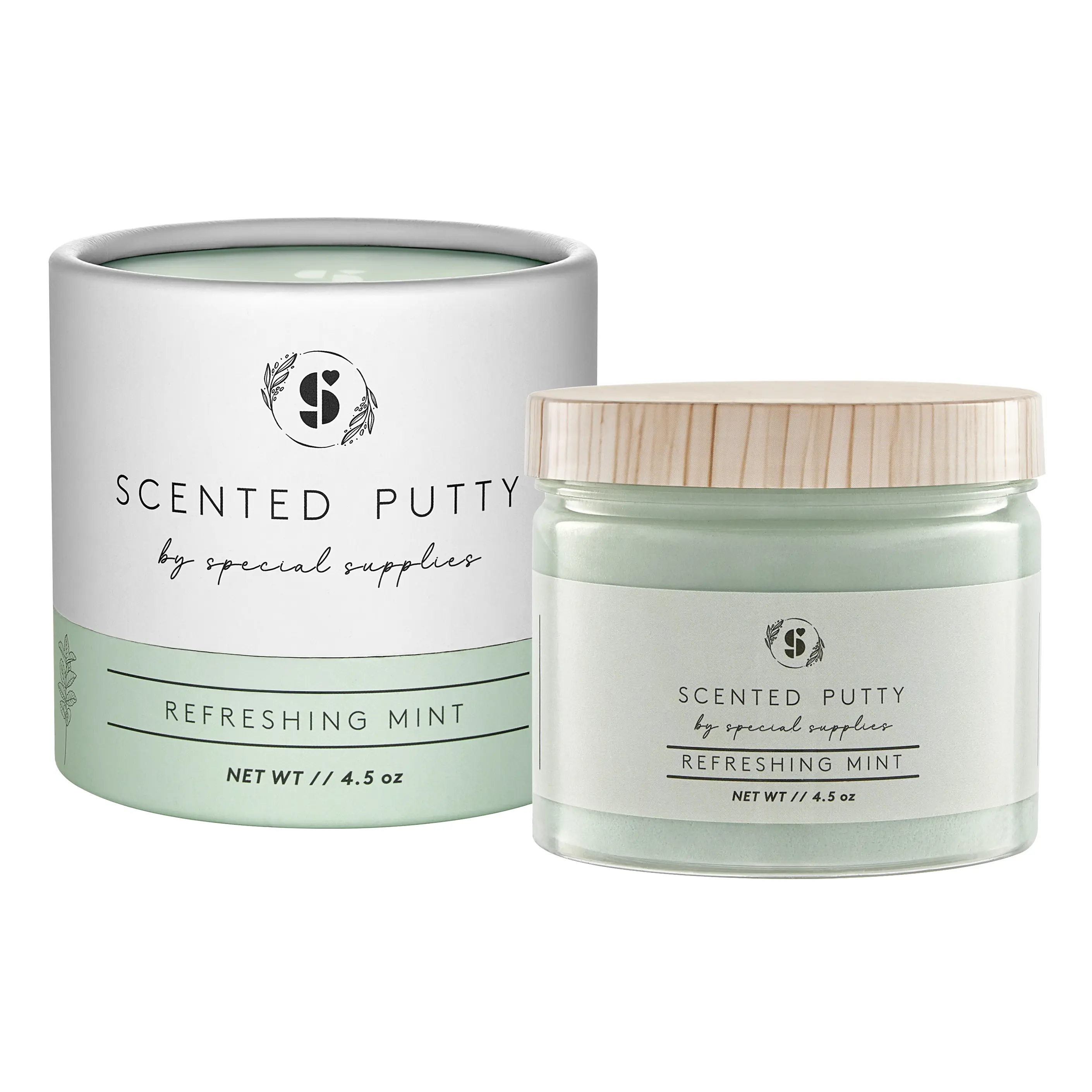 Special Supplies Scented Therapy Putty Dough - Natural Aromatherapy and Meditation Relaxation Gifts for Women, Kids and Adults - Non-Stick: Scent- Refreshing Mint (4.5 oz)