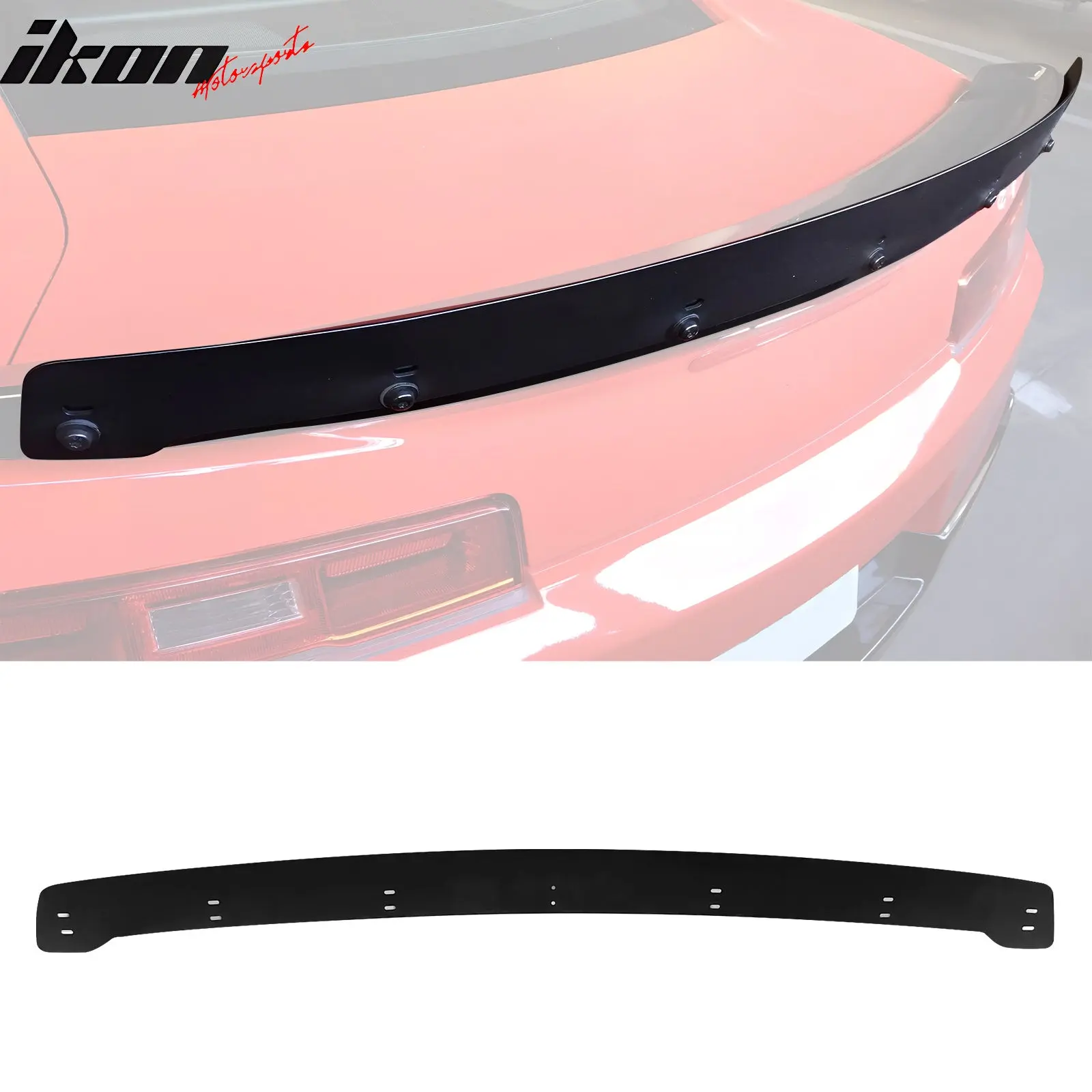 Spoiler Gurney Flap Wicker Bill for Camaro ZL1 2014-2015 W/ Hardware