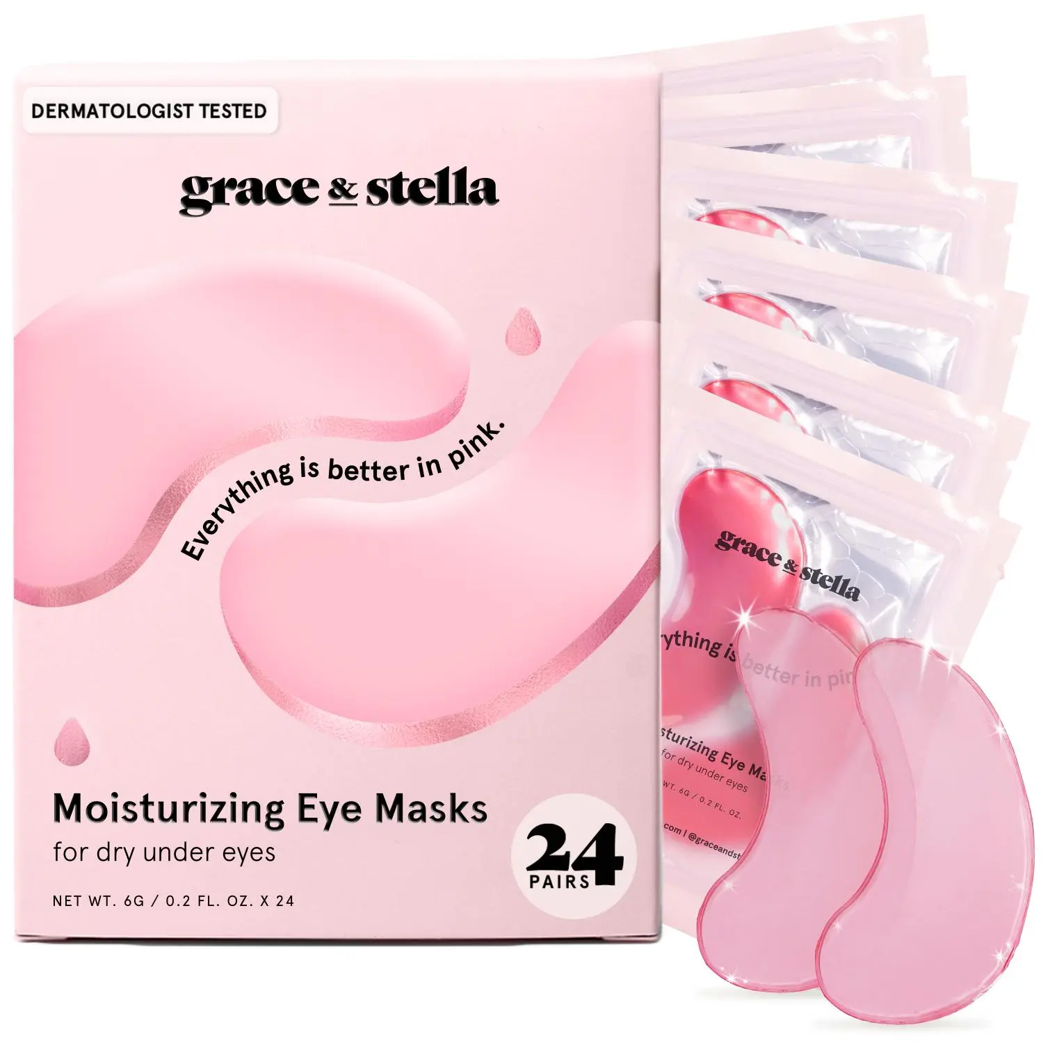 24-pairs Pink (moisturizing)