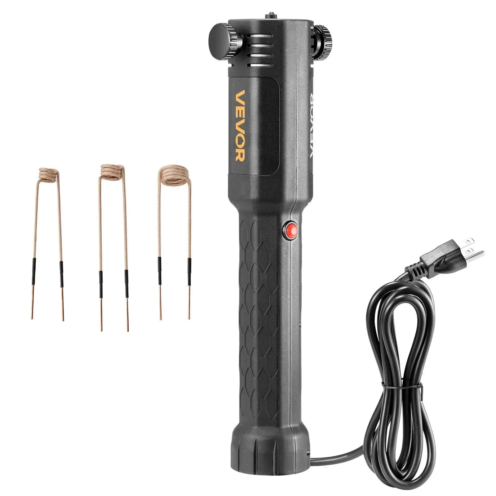【summerfinds】VEVOR 1100W 110V Handheld Magnetic Induction Heater Bolt Removal Kit, Nut Buster Work Tools with 3 Coils, Cooling Fan, LED Light, Gears, Tools and Gadgets for Rusty Screws, Automotive Garage Repair [Father's Day Gift]