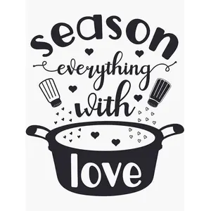 Season Everything with Love 2x2 Magnet