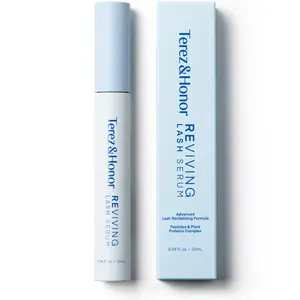 Terez & Honor REviving Lash Serum - Korean Vegan PDRN Lash Growth Serum for Longer, Fuller, Healthier Lashes