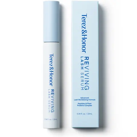 Terez & Honor REviving Lash Serum - Korean Vegan PDRN Lash Growth Serum for Longer, Fuller, Healthier Lashes