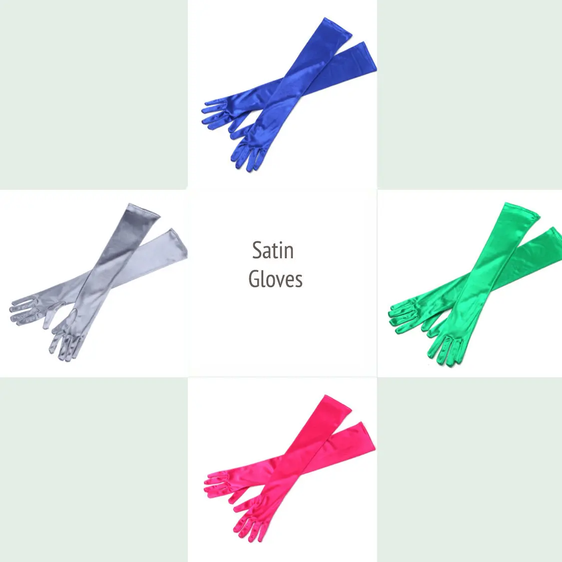 Holly — The Long Satin Opera Gloves