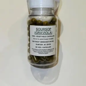 Soursop (Graviola) 50 500mg Vegan Capsules