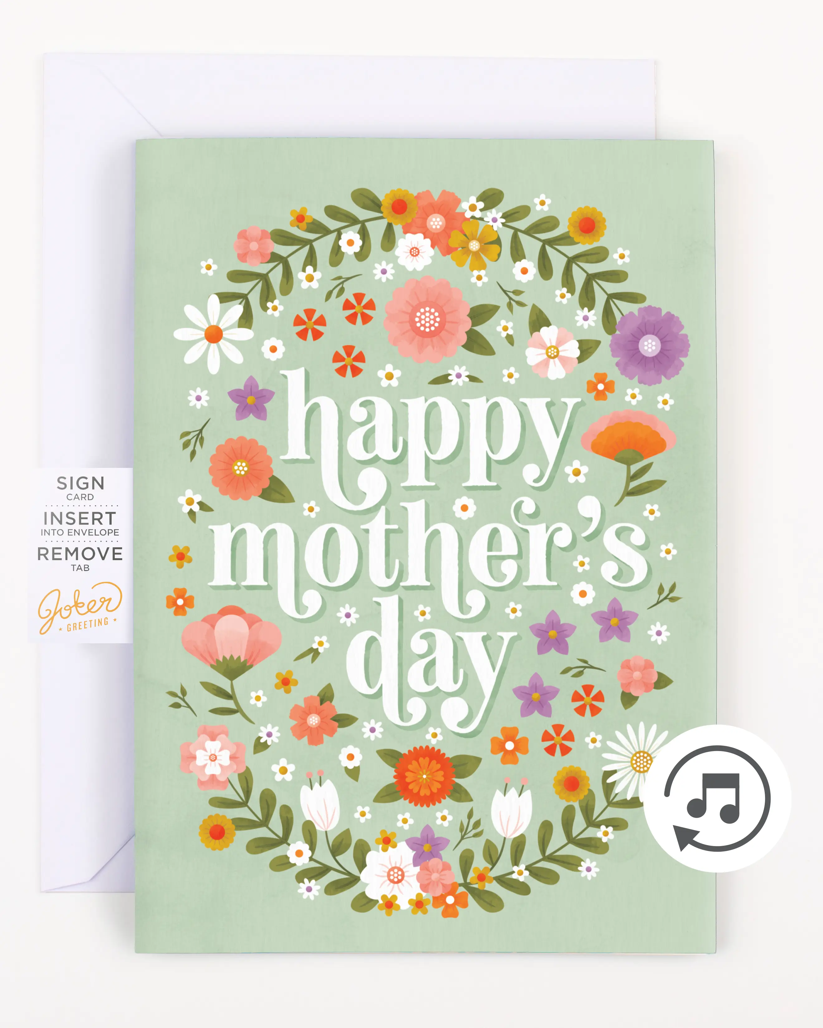Endless Baby Cry Mother's Day Card with Glitter