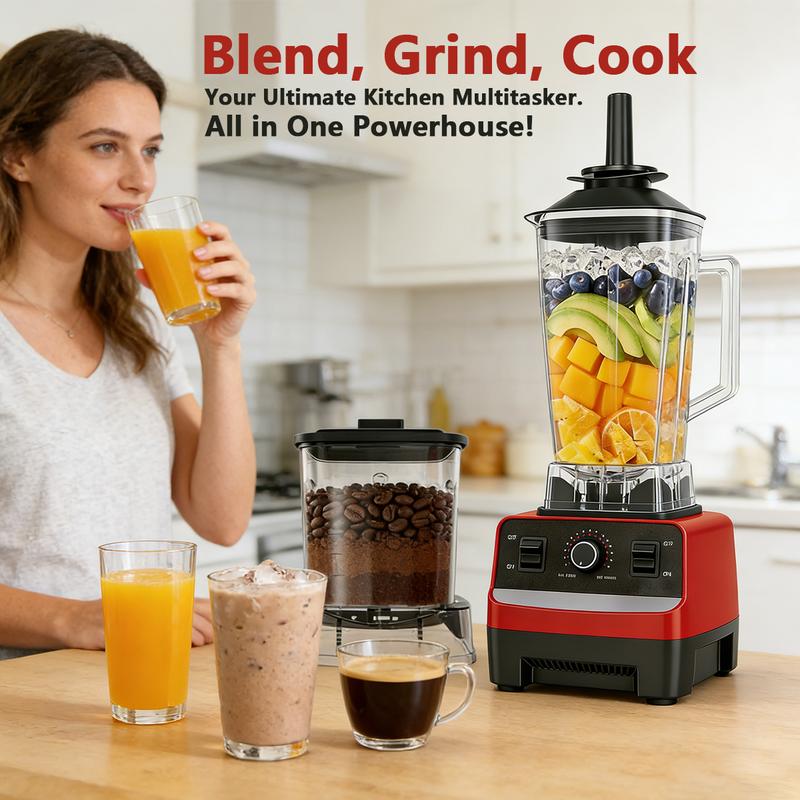 Slushie Machine Juicers Machines High Speed Blender 2-in-1 Countertop 600-Watt 68 Oz for s Shakes Ice Crush & Frozen Drinks Smoothie Professional Powerful