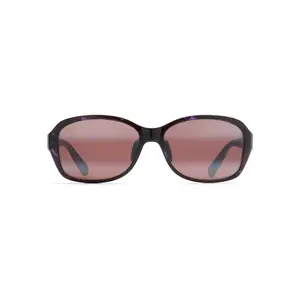 Maui Jim Koki Beach Sunglasses R433-28T Purple Tortoise Frame Maui Rose® Lenses