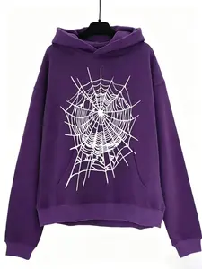 Nevermind the Spider, Here's the Slime - Unisex Hoodie Print Short Fashion Menswear Sweaters Tops Suits Outfits Clothes Stylish Pullover Long Sleeve Sweatshirts Casual Set