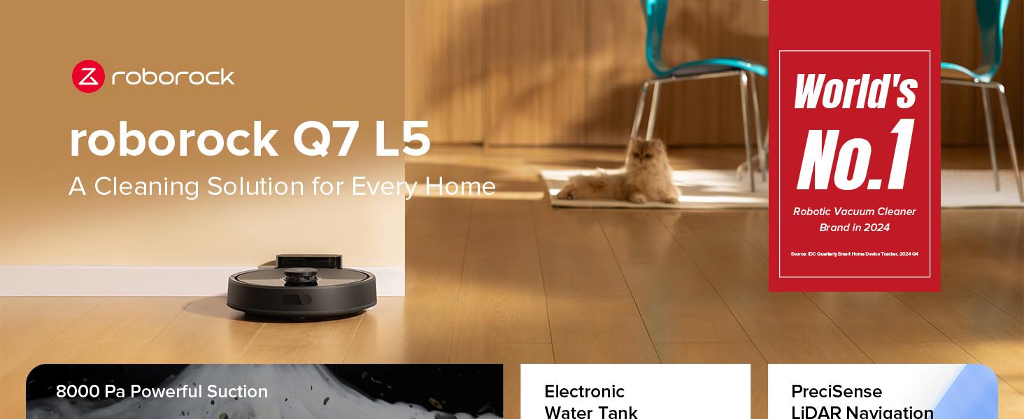 [LIVE] Roborock Q7 Series Robot Vacuum and Mop Combo (Q7 L5), LiDAR Navigation, Pet Hair, Automatic Vacuum Cleaner for Home Robot, Self-Charging Robotic Vacuum Cleaning, APP-Controlled Mopping #Holidays #ChristmasGifts