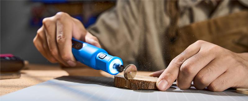 InoKraft Toolrhino Cordless Rotary Tool Kit 3.7V with 5 Speed, 62 Accessories for Sanding, Cutting, Drilling, Polishing, Portable Versatile