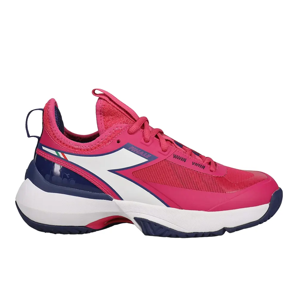 diadora Womens Finale All Ground Tennis Sneakers Shoes - Pink