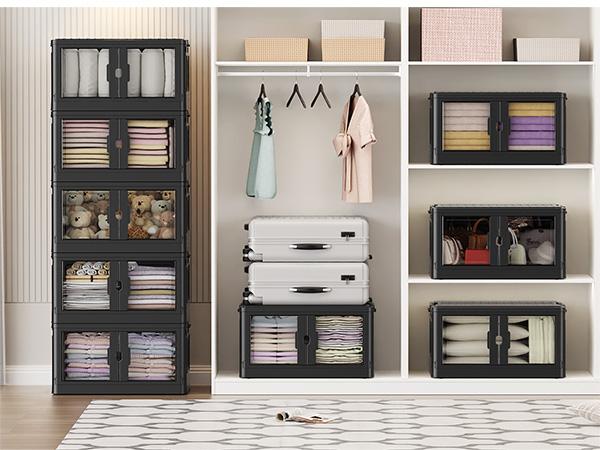 Broview V7 345Qt/460Qt/575Qt Stackable Storage Bins with Individual Lids & Wheels, Large Plastic Collapsible Latching Boxes, Closet Organizers and Storage Cabinet Shelves Units, for Home Kitchen Room Garage Organization Broview V7 345Qt/460Qt/575Qt Stackable Storage Bins with Individual Lids & Wheels, Large Plastic Collapsible Latching Boxes, Closet Organizers and Storage Cabinet Shelves Units, for Home Kitchen Room Garage Organization