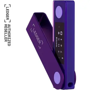 Ledger Nano X Crypto Wallet Signer - Securely Manage All Your Crypto Assets with This Bluetooth Enabled Classic - Amethyst Purple