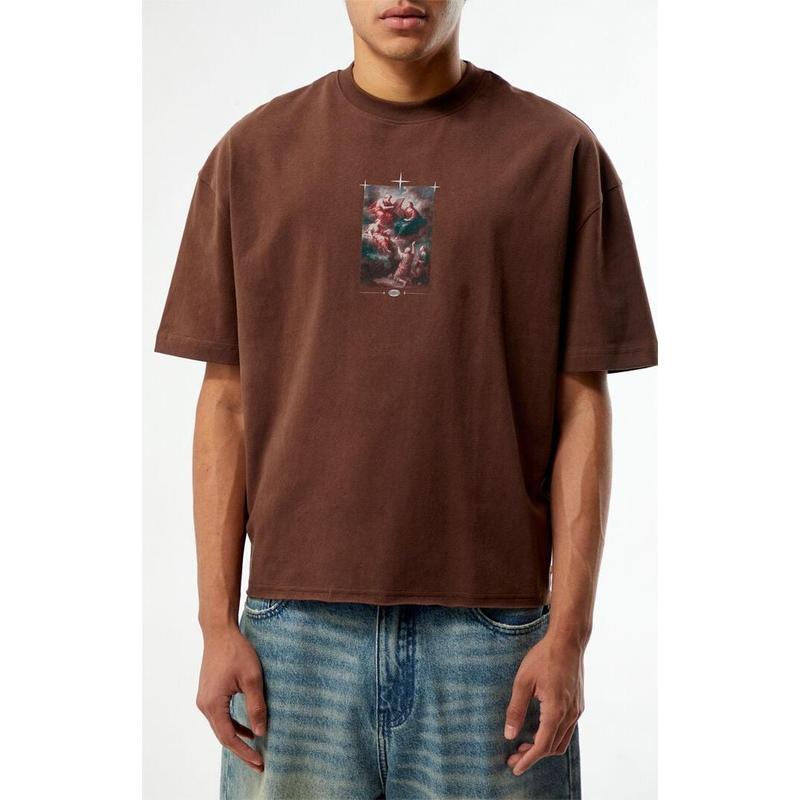 Pacsun Men's Veil Cropped Boxy T-Shirt