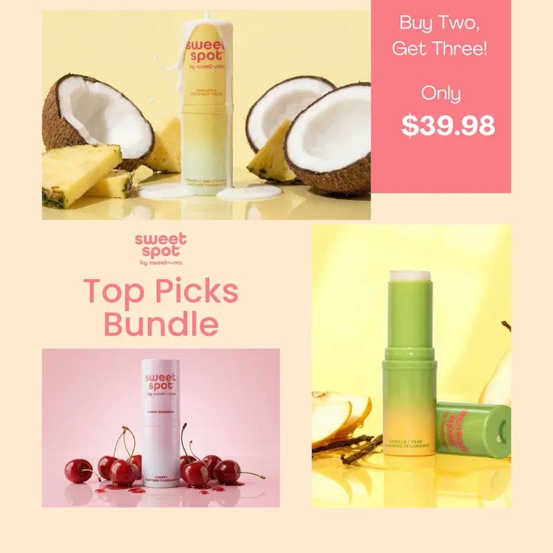 Top Picks Fragrance Bundle Buy 2 Get 3 Limited Edition Sweet Spot Bundle Flavored Fragrance Solid Stick Three For the Price of Two