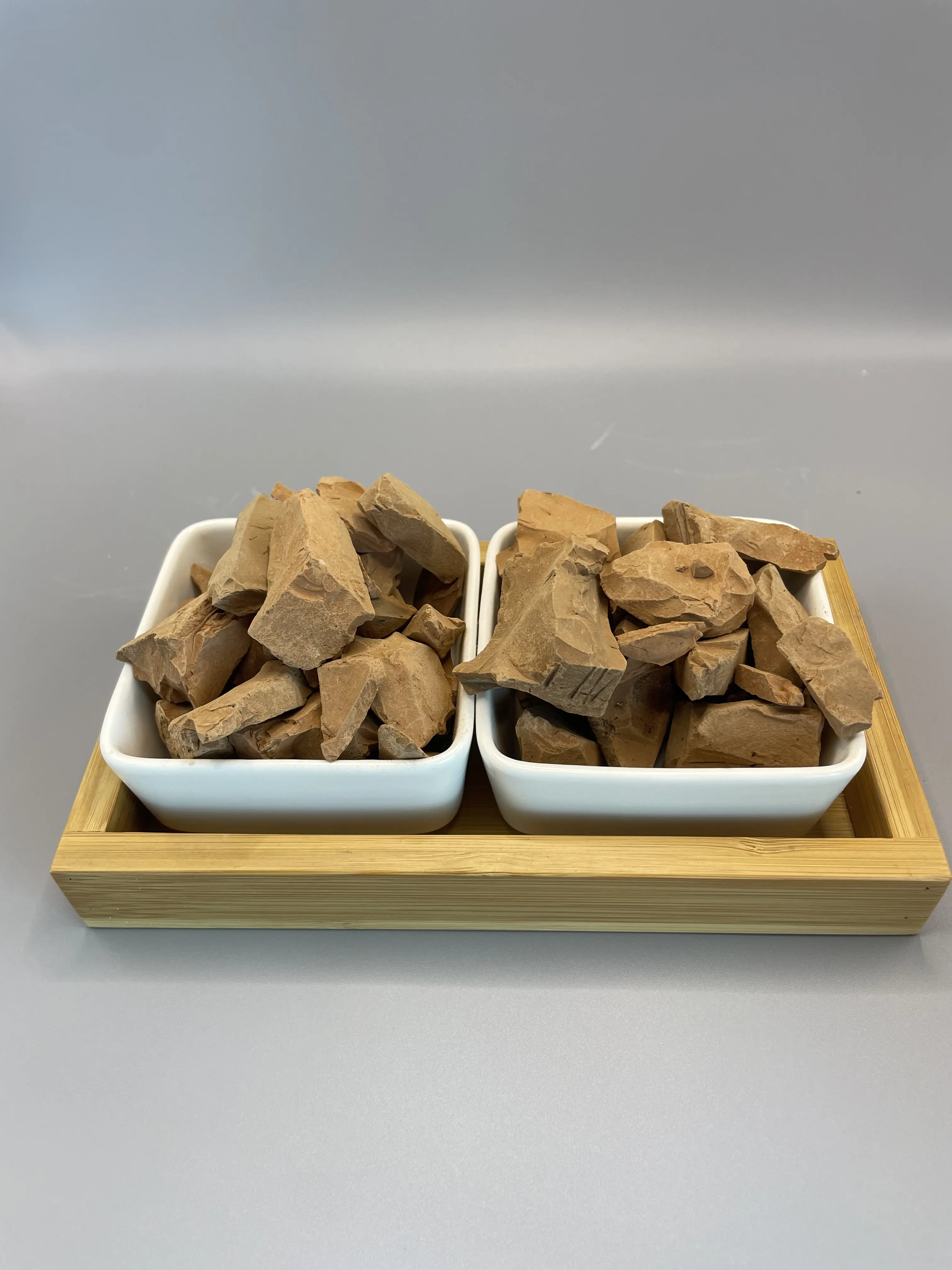 Crisp & Non-Sticky Edible Clay: Pure Roasted Red Kaolin Chunks, 4oz ...