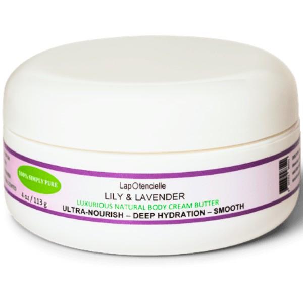 LILY & LAVENDER LUXURIOUS NATURAL BODY CREAM BUTTER Body Care Skin Care Comfort Lotions Skin Repair