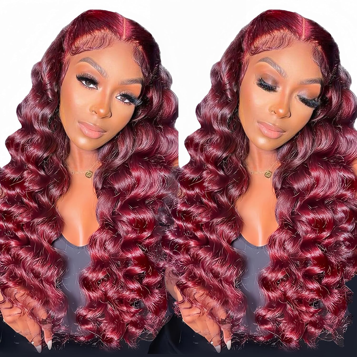 NEW 13x4 Deep Wave HD Lace Front Wigs Human HairNatural Black 180 Density 13x4 HD Ombre Honey BlondeDeep Wave Human Hair Wigs with Baby Hair