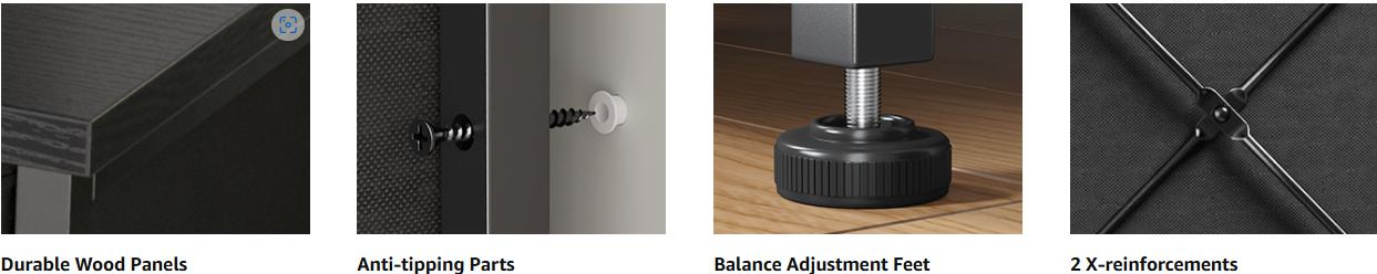 【Storage Cabinet】Raybee Heavy-Duty 10 Drawers Dresser for Bedroom,Thickened Board Material,Fabric Tall Dresser & Chests of Drawers with Metal Mesh Door,Organizer,drawerstorage in Cabinet,homedecor Furniture,easy assemble,38"W x 11.81"D x 48.1"H