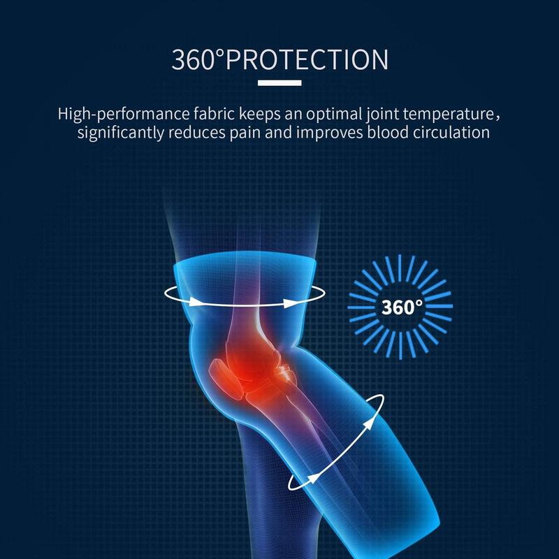 Ollas Full Leg Sleeves Long Compression Leg Sleeve Knee Sleeves Protect Leg, for Man Women Basketball, Arthritis Cycling Sport