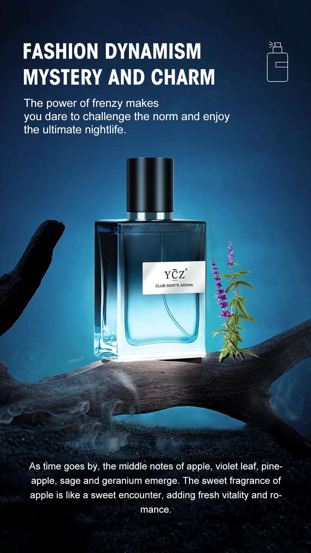 YCZ Club Gent's Aroma Men's Perfume 1.7oz 50ml Long Lasting Cologne Nightclub Essential Fragrance Eau De Toilette Edp Spray Elegant Scent for Nightlife YCZ Club Gent's Aroma Men's Perfume 1.7oz 50ml Long Lasting Cologne Nightclub Essential Fragrance Eau De Toilette Edp Spray Elegant Scent for Nightlife