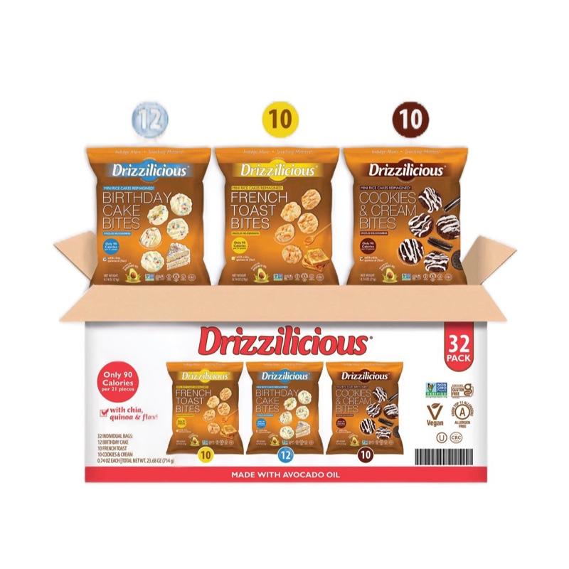 Drizzilicious Mini Rice Cakes Variety Pack, 0.74 oz., 32 pk. - TikTok Shop