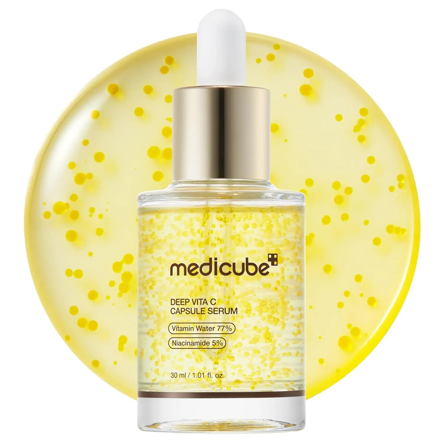 [Official Medicube Partner] Deep Vita C Capsule Serum 30ml | Vitamin C Serum for Dull & Uneven-Looking Skin - Liposome Capsules for Smooth, Radiant Texture, Korean Skincare
