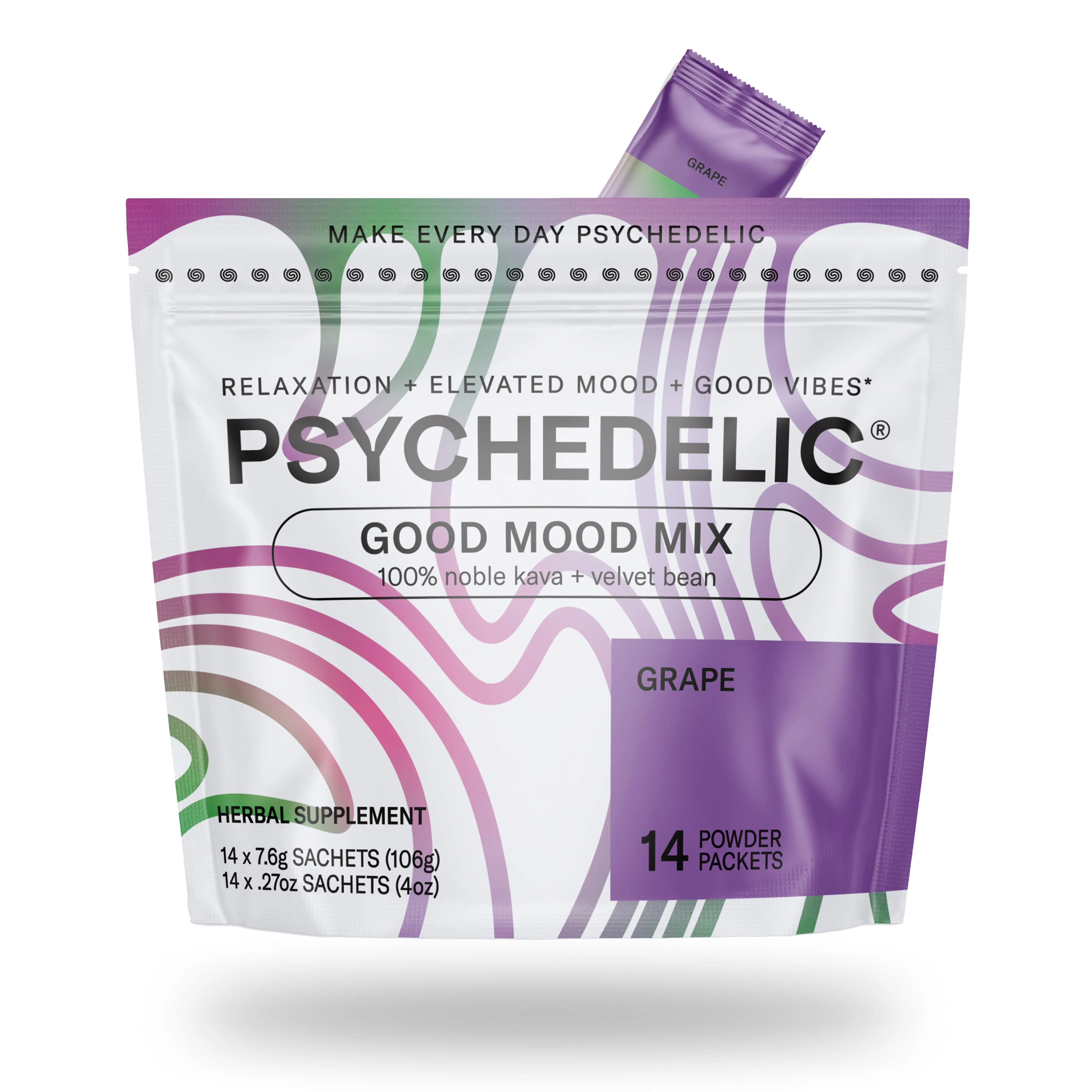 Good Mood Mix - Kava Drink Mix - Grape