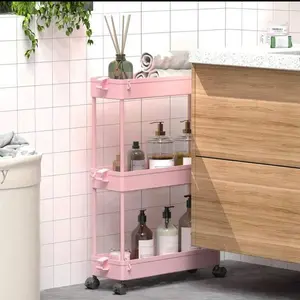 Slim Rolling Storage Cart