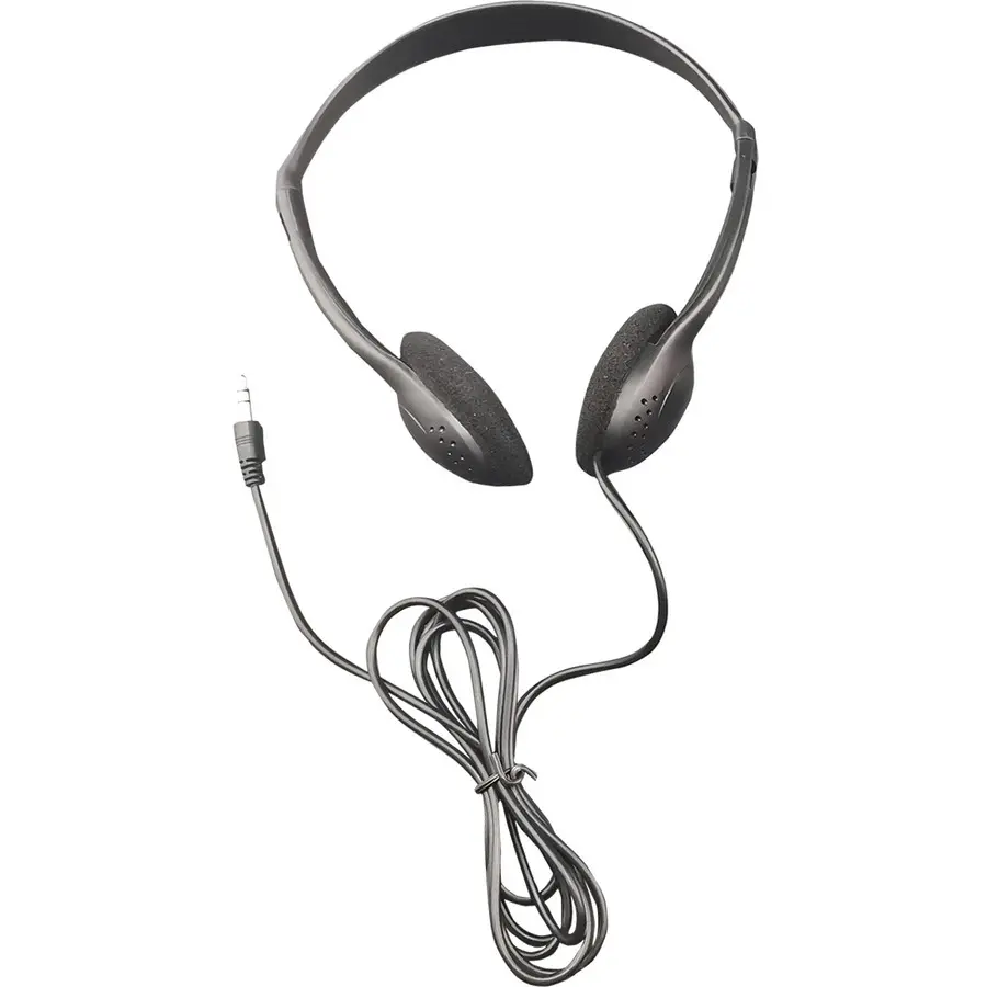 Hamilton Buhl Personal-Sized Economical Wired Audio Headphones with Standard Jack, 100-Pack