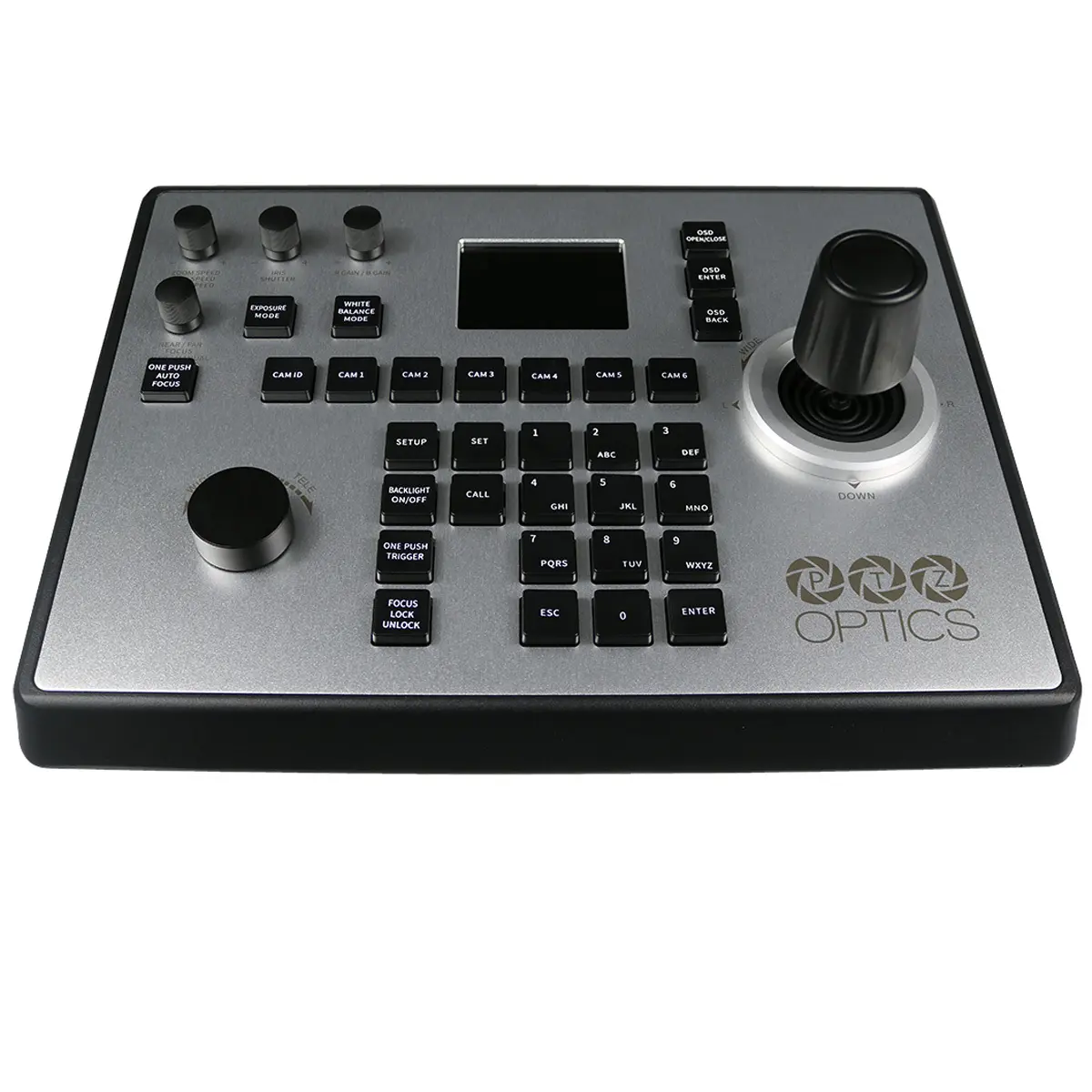 PTZOptics 4th Gen PT-JOY-G4 Dual Protocol Joystick Ctrlr - VISCA Over IP & Serial, Single Unit Camera Accessory for Production Users, Local