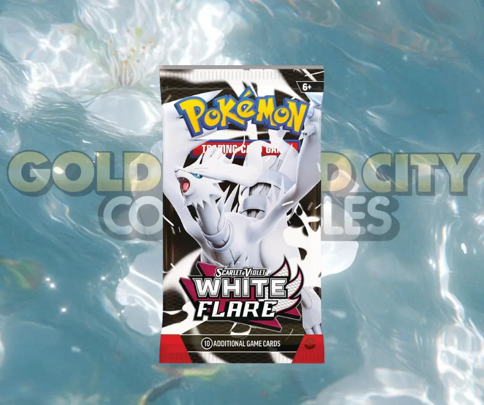White Flare Booster Pack Collectible Trading Cards Authentic Collectible Cards