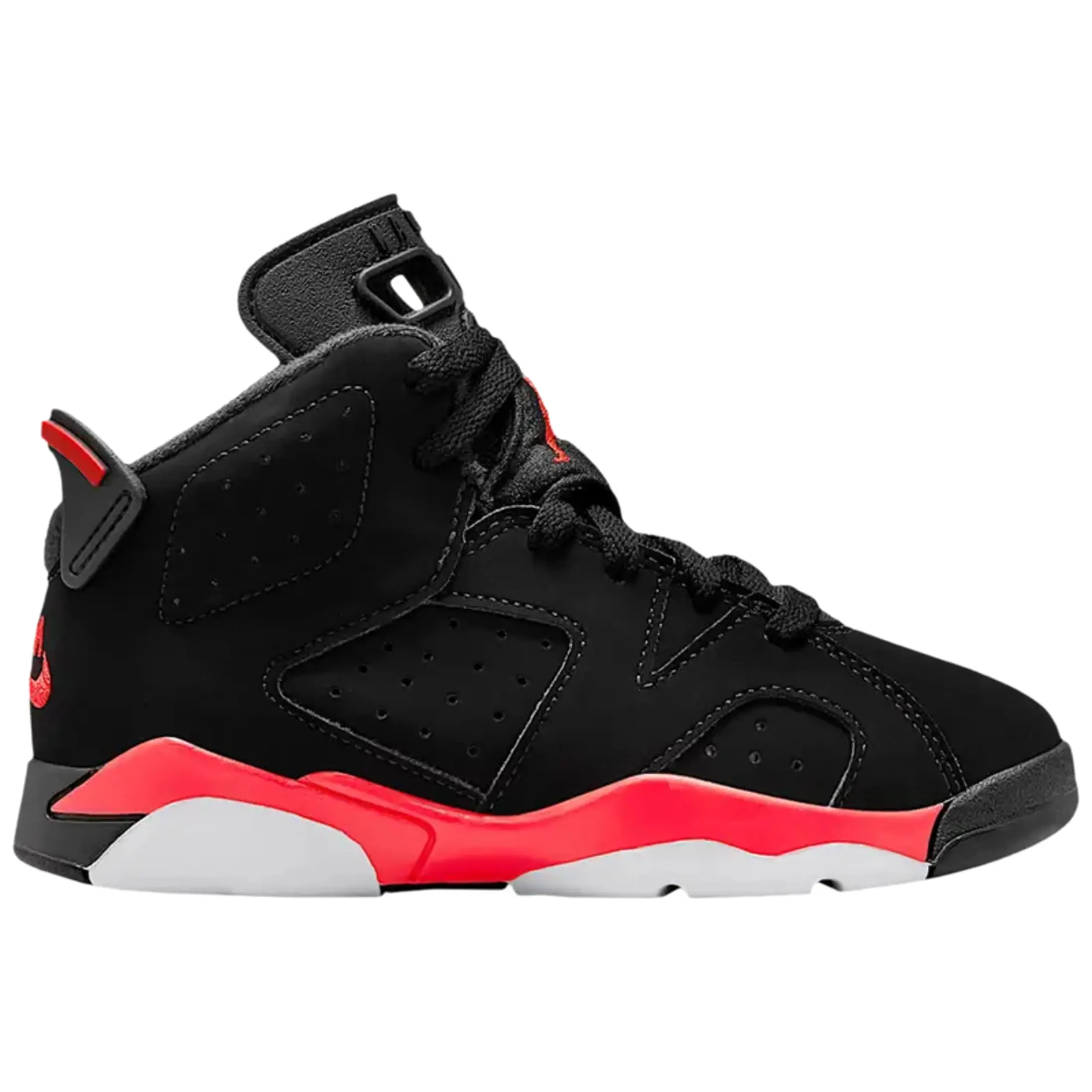 Nike Air Jordan 6 Retro Infrared Salesman IQ1277-001 Kids Fashion Shoes New