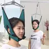 Relax and relieve tension! Neck traction device for easy home use ‍️—Comfortable, adjustable, and soothing Back Posture Strap Posture Straightener