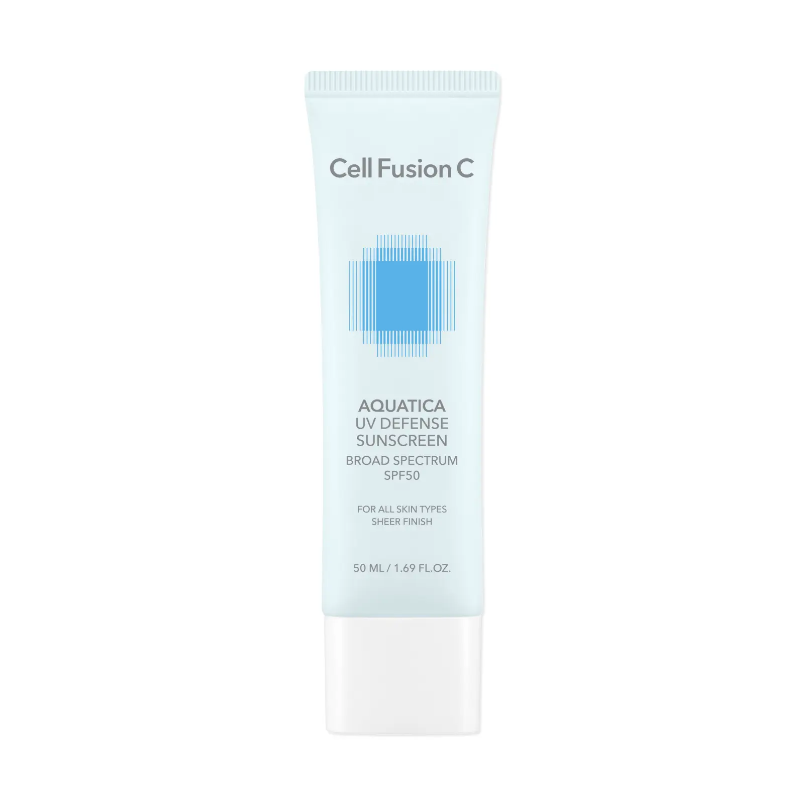 Cell Fusion C Aquatica UV Defense Sunscreen SPF 50 | Korean Sunscreen with PDRN, No White Cast, Lightweight Hydrating Formula