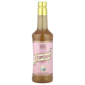 ChocZero Premium Syrup, Cupcake, Sugar Free, 25.4 fl oz (750 ml) ChocZero Premium Syrup, Cupcake, Sugar Free, 25.4 fl oz (750 ml)
