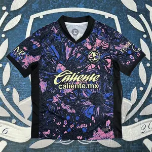 24 25 Mexico LlGAMX Club de Futbol Americaspecial edition Away Short Sleeve Soccer Jersey