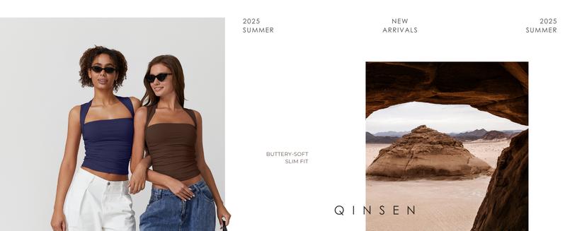 QINSEN Womens Square Neck Tank Tops Side Ruched Double Lined Slim Fit Summer Going Out Crop Top