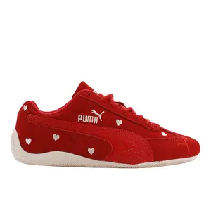 PUMA Womens Speedcat Amor Lace Up Sneakers Shoes Casual - Red