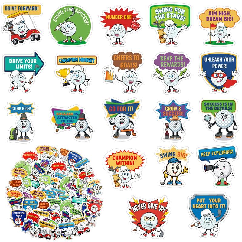 200 Pcs Easter Cartoon Vinyl Stickers Jesus Baseball Bee Golf Soccer Dumpster Fire Meme Waterproof with Positive Quote for Laptop Water Bottles Scrapbook Office Party Gifts