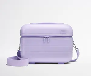 The Train Case in Glazed Lavender Haze Purple The Train Case in Glazed Lavender Haze Purple