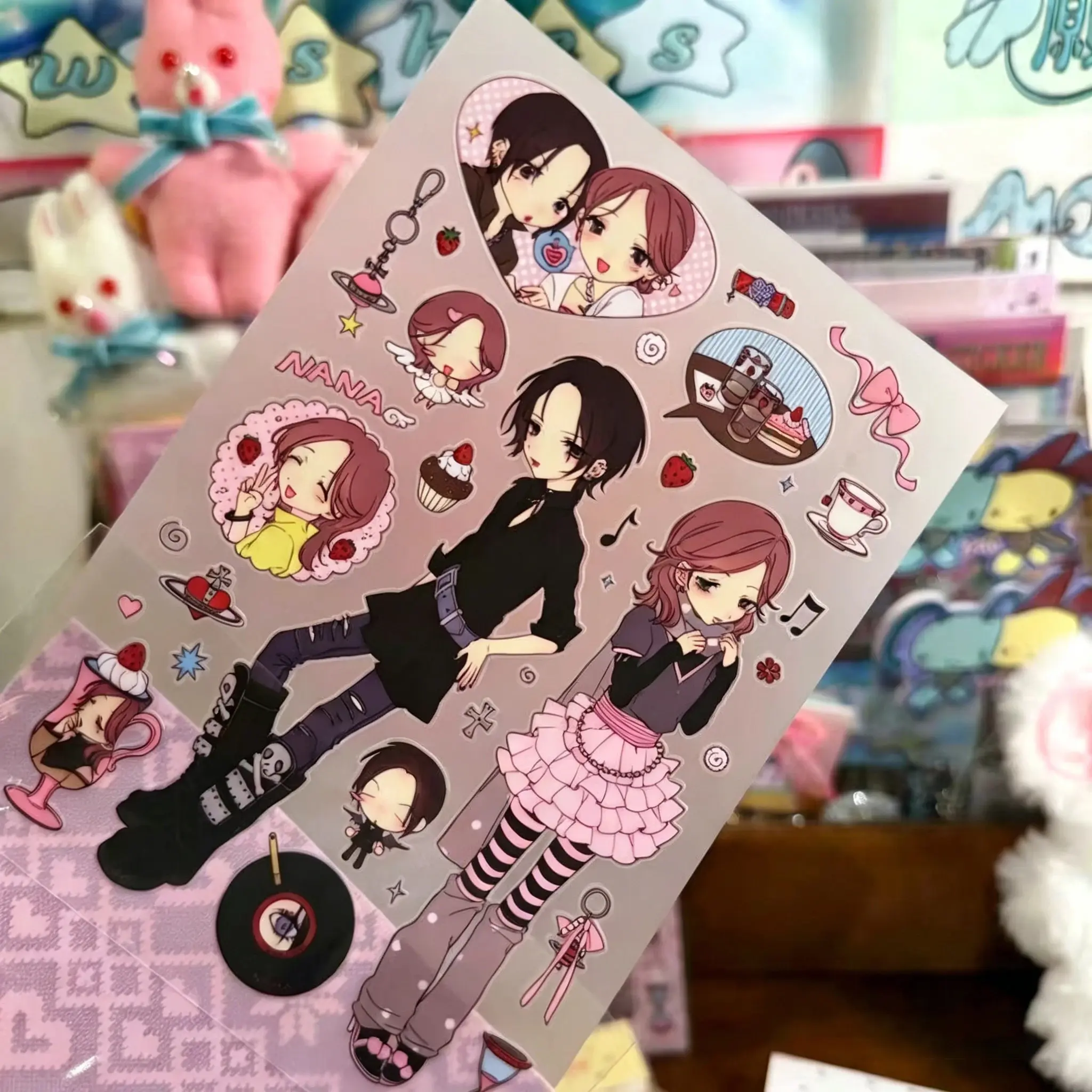 Cute Japanese Stickers, Manga Another Me DIY Journal Stickers, Cute Girl Style Decorative Stickers, Scrapbooking Stickers, Stickers For Scrapbooking, Perfect Gift Idea, Scrapbook Accessories