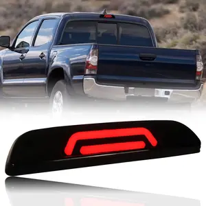 High Mount Stop Lights LED Third Brake Light Assemblies Compatible with Toyota Tacoma Truck 1995-2015 Rear LED Brake Lamp Bar Taillight