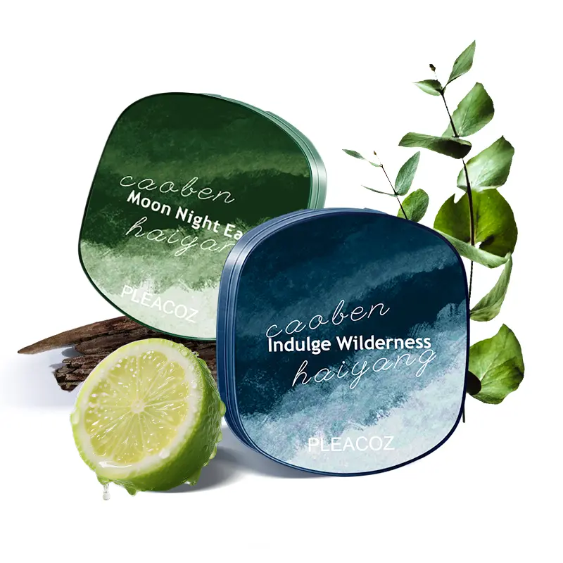 Pleacoz Men's Solid Cologne - Alcohol-Free Long-Lasting Colognes, Captivating Woody & Earthy Dark Wood Scents, Portable Layered Personal Care Fragrance Balm