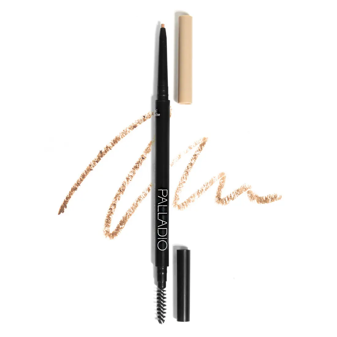 Palladio Brow Definer Micro Pencil - Cosmetic Precision Fine Brow Pencil, Blendable Makeup Tool for Flawless Eyebrow Application, Brow Pencils